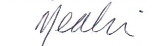 Irene Healiss signature